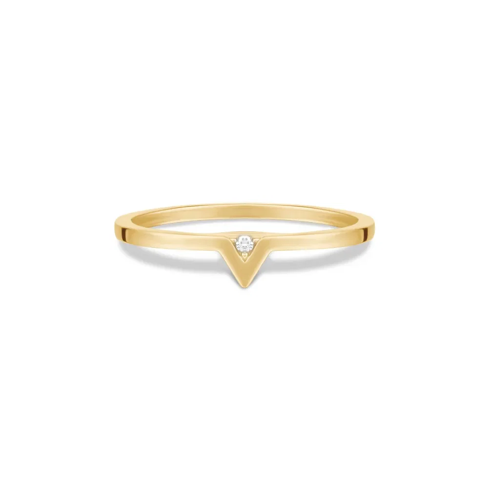 Anel Vivara em Ouro Amarelo 18k com Diamantes — imagem 1