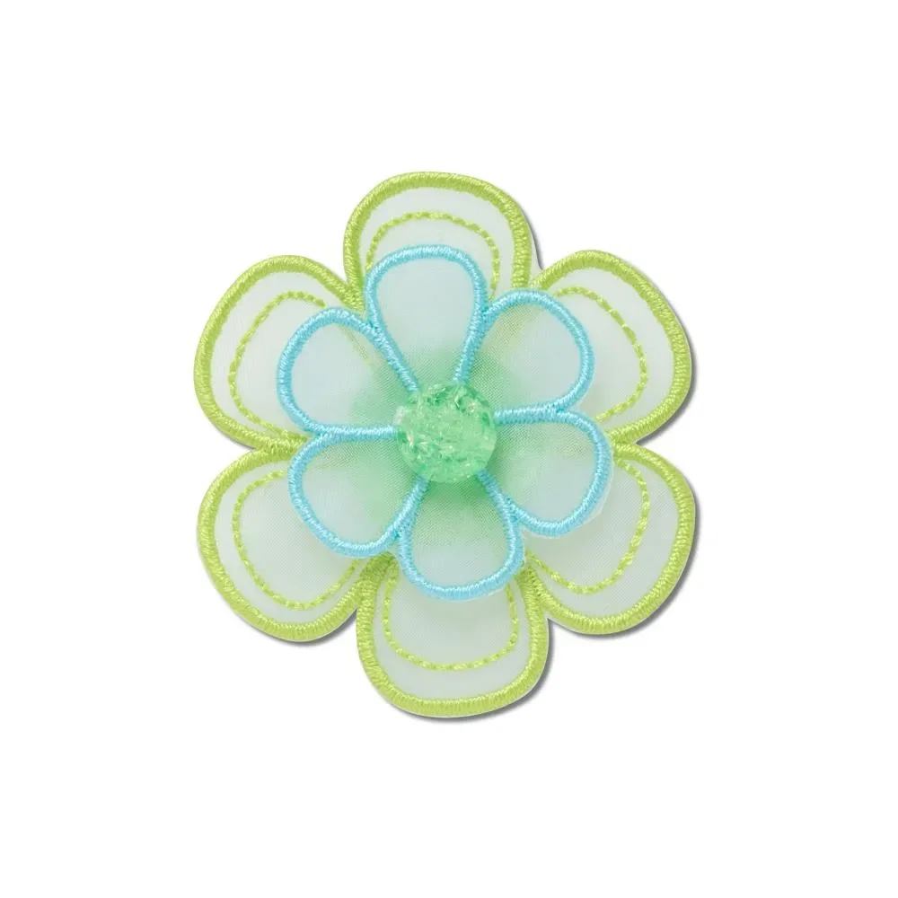 Flor de Malha Verde