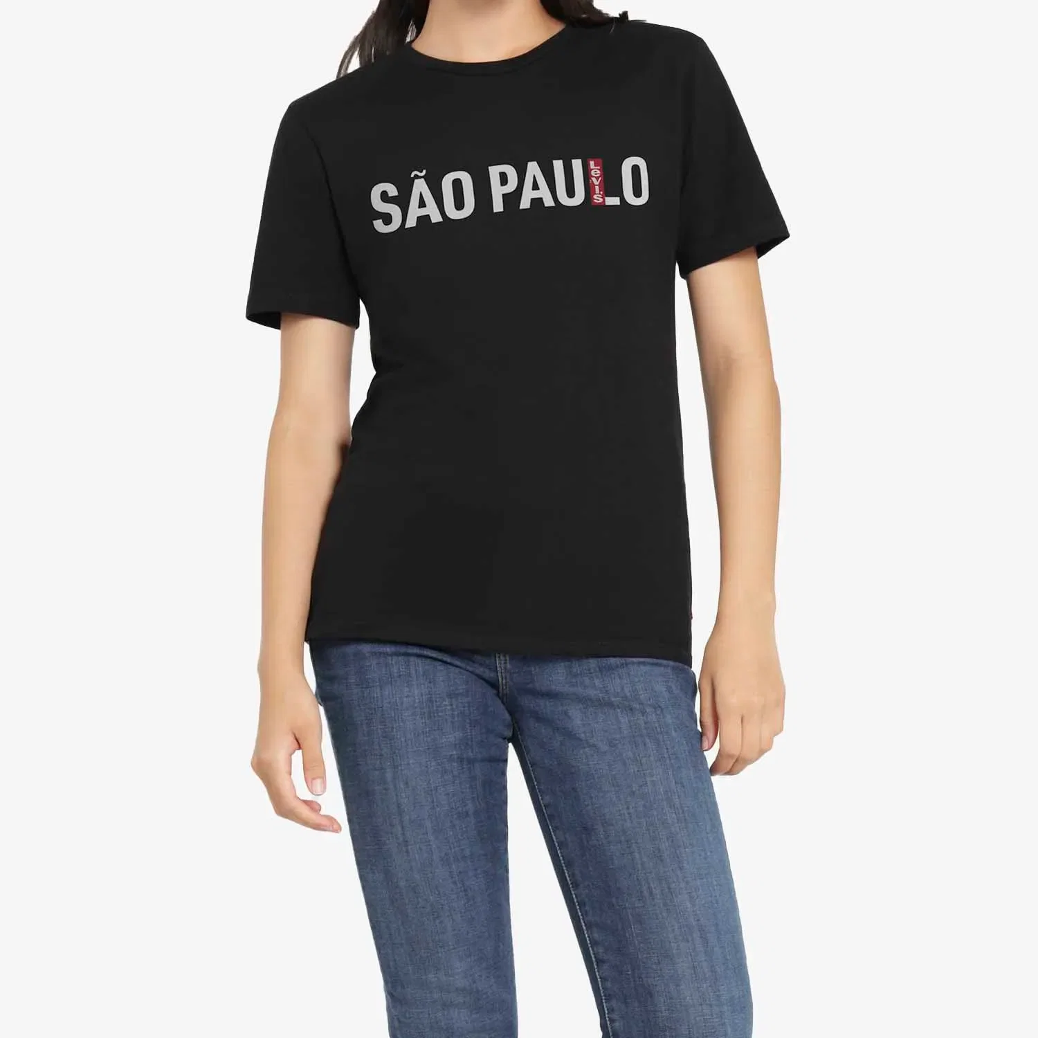 Camiseta LEVI'S® City Tee São Paulo Preta — imagem 1