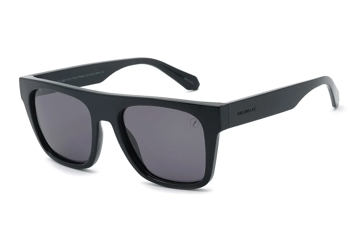 Óculos de Sol Masculino Eco Quadrado Polarizado Preto