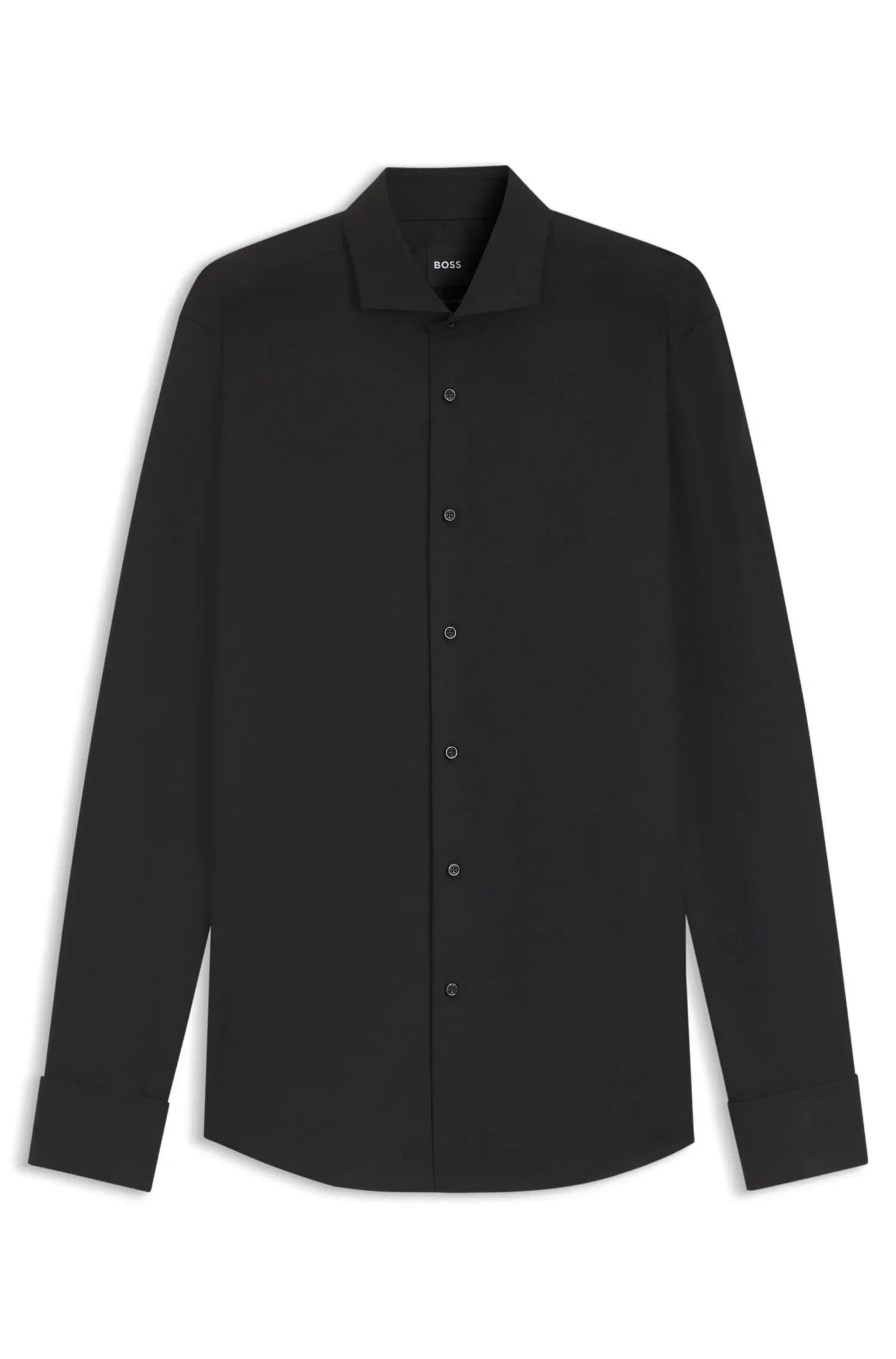 Camisa Regular Fit Estruturada Em Algodão — imagem 1