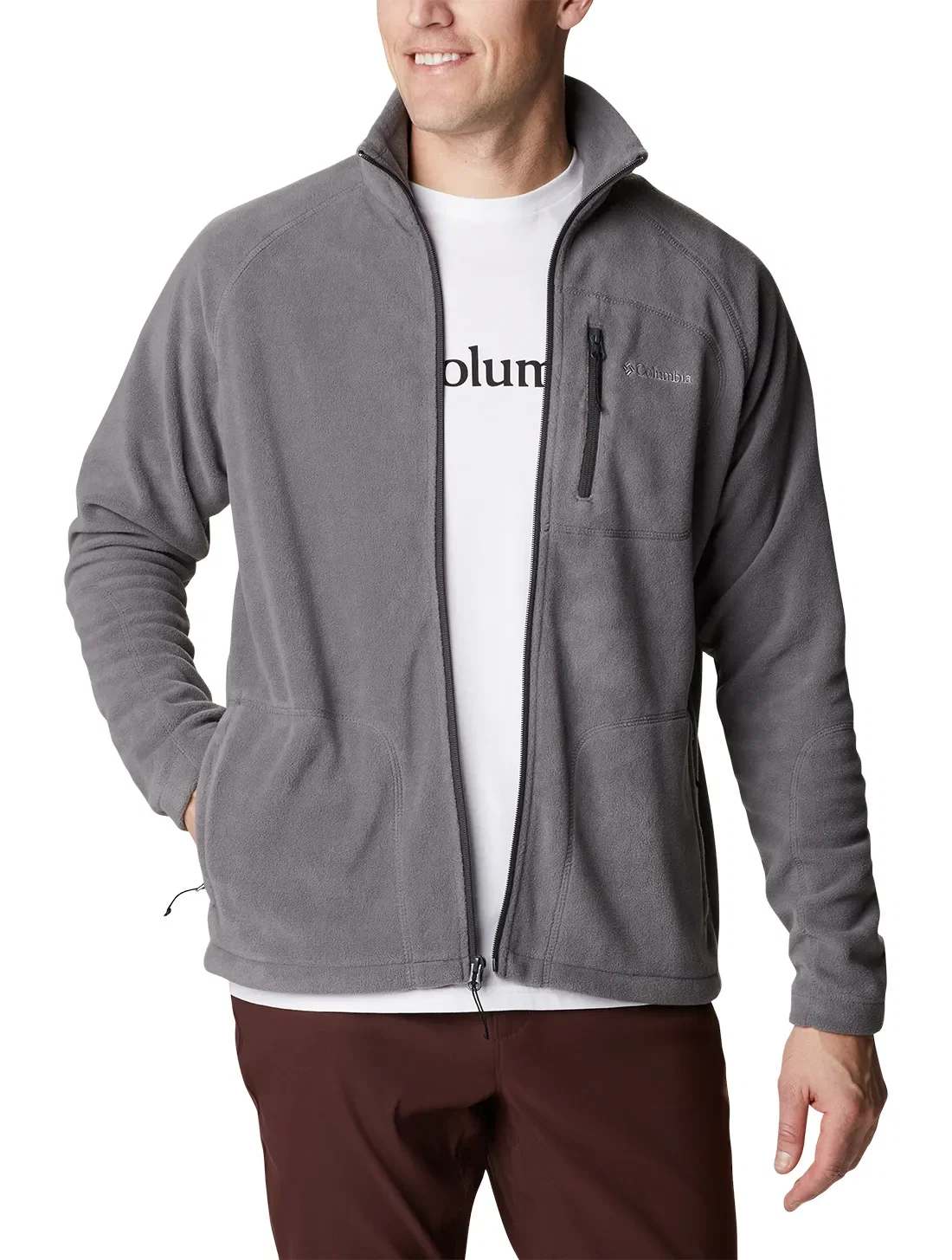 Jaqueta Fleece Columbia Masculina Fast Trek™ II Plus Size — imagem 1