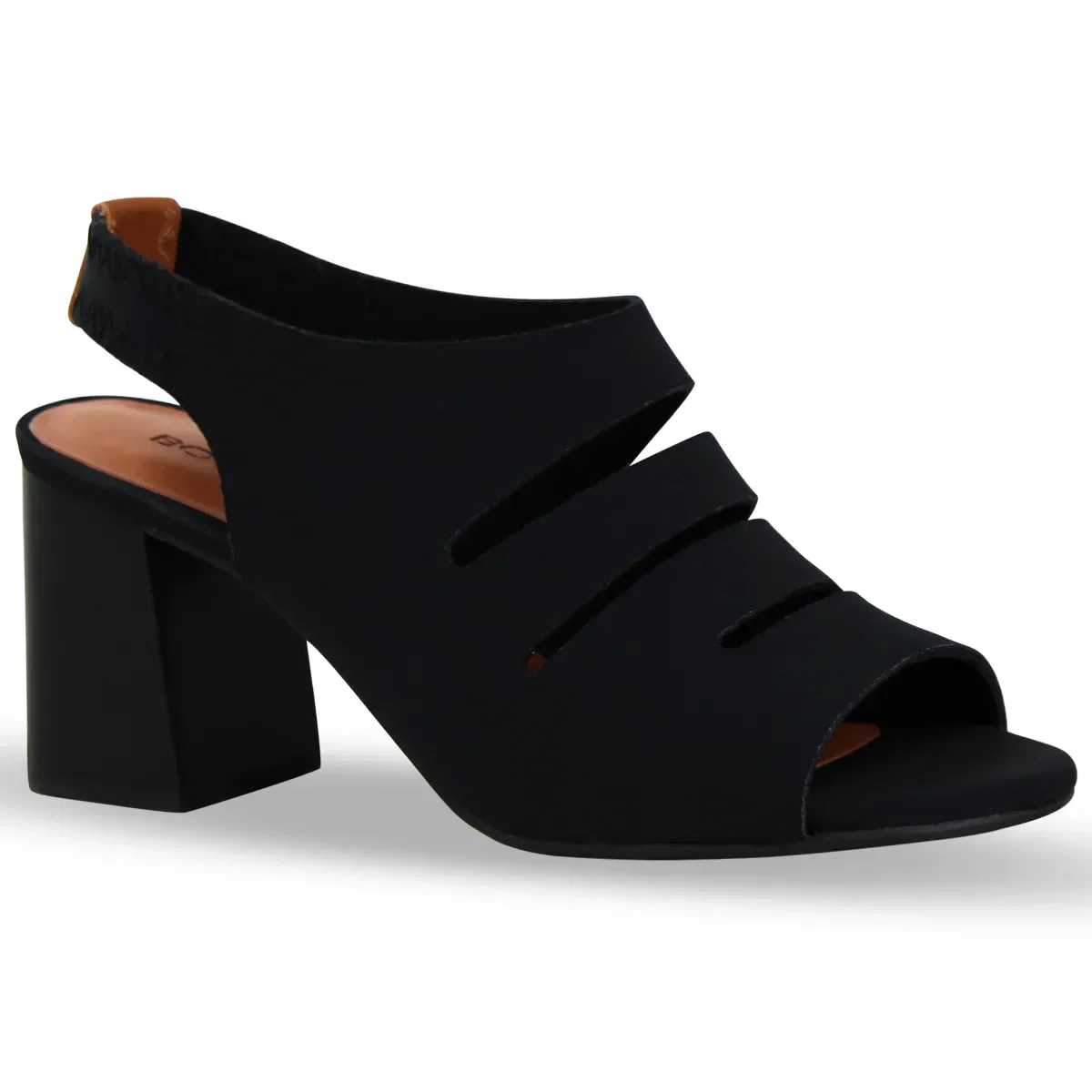 Sandália Sense Lycra Preto