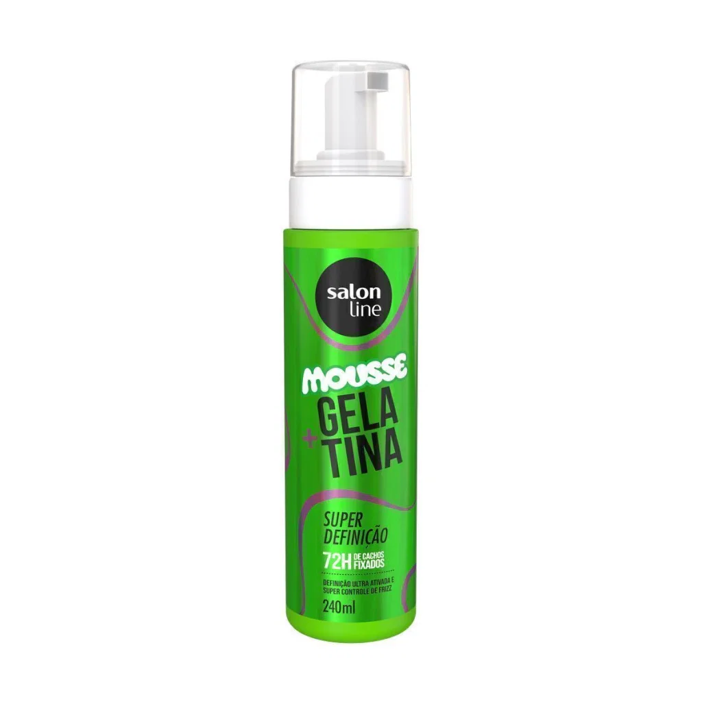 Mousse Salon Line + Gelatina Super Definição 240ml