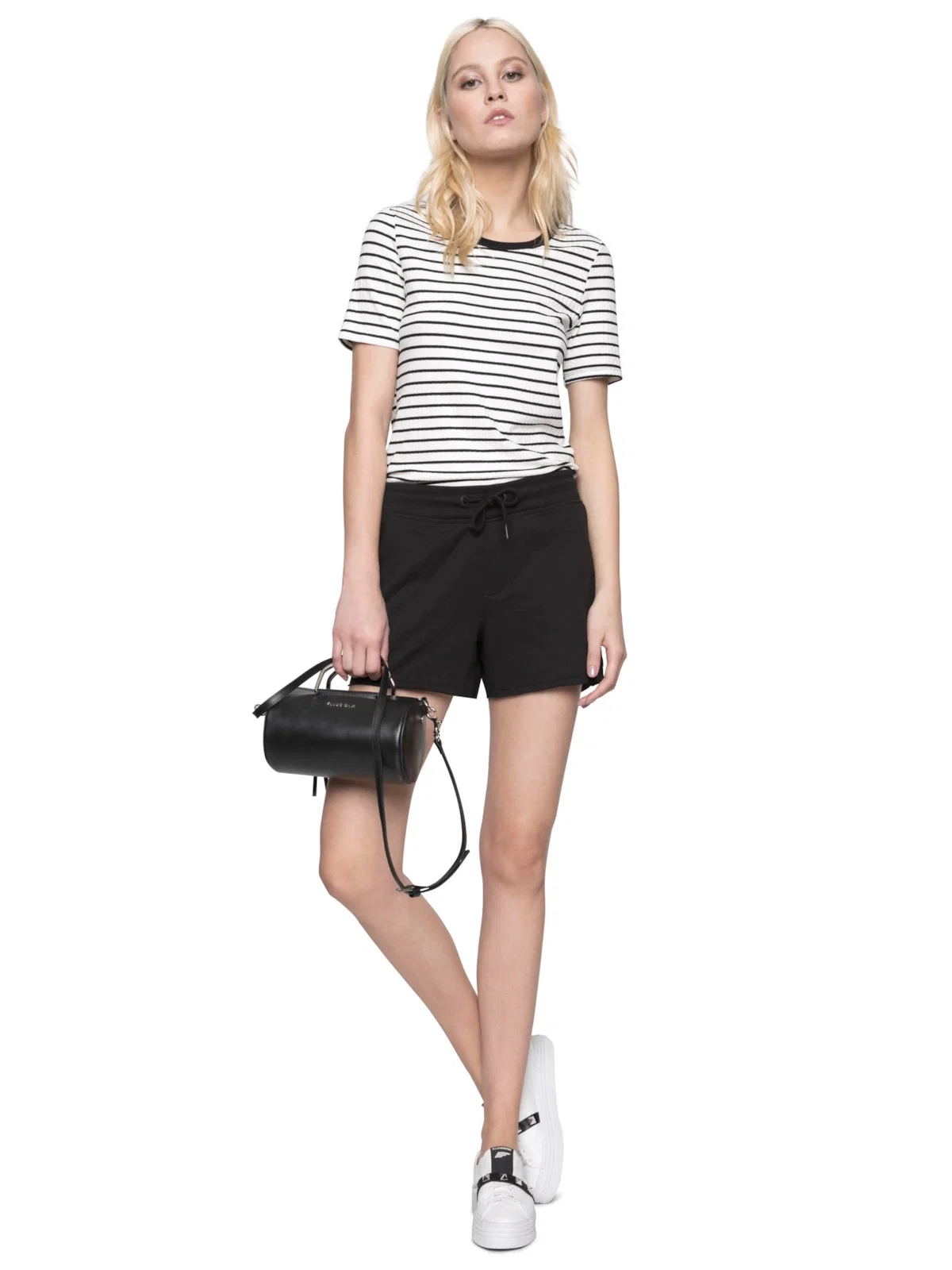 Short Athletic Color Cargo Preto