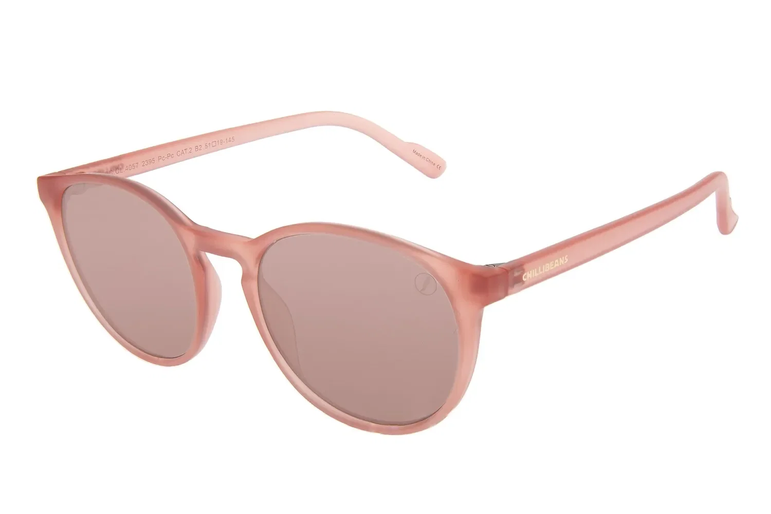 Óculos de Sol Feminino Chilli Beans Casual Redondo Rosé