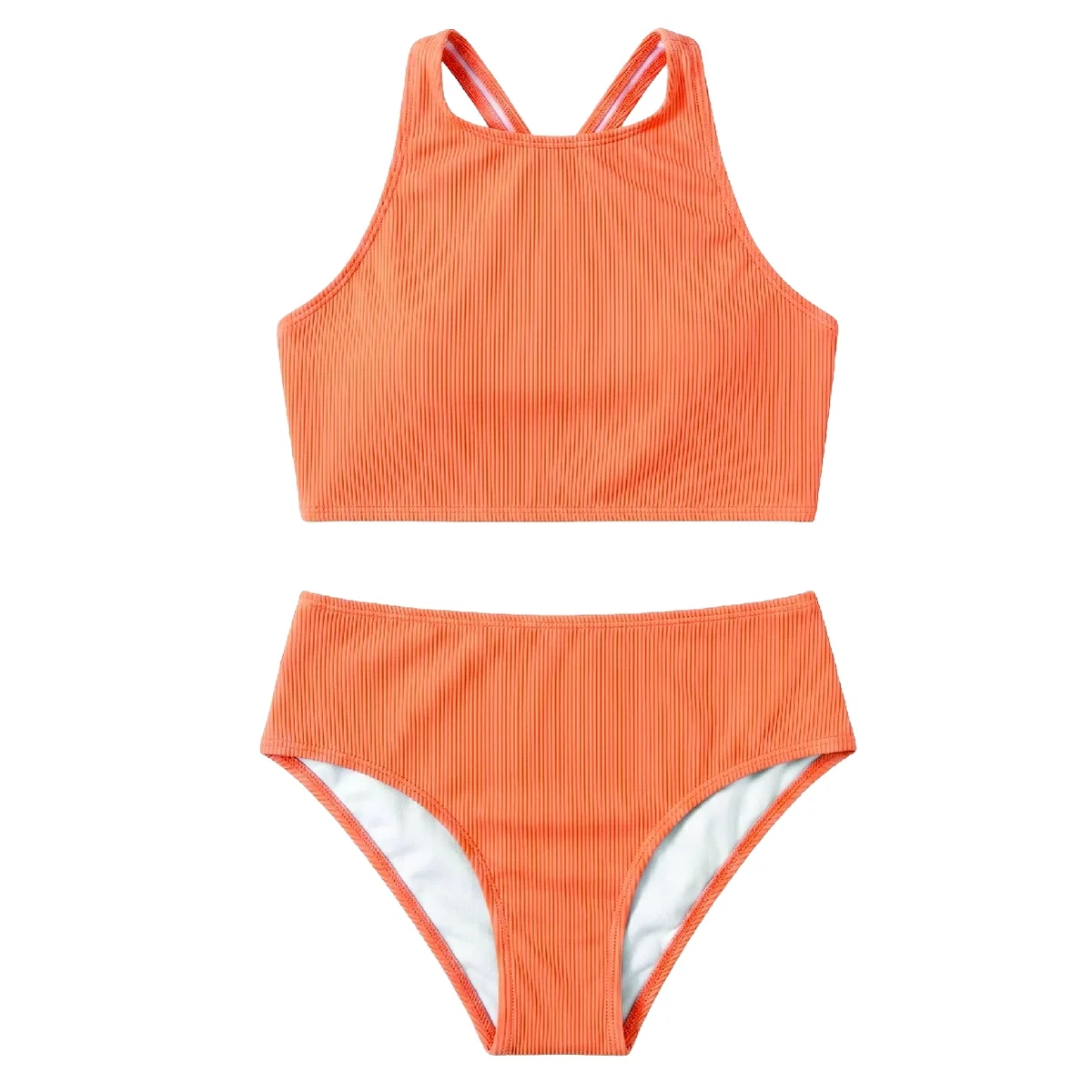 Top E Calcinha Praia Kids Lycra Trabalhada Proteção Uv 50+ Tip Top