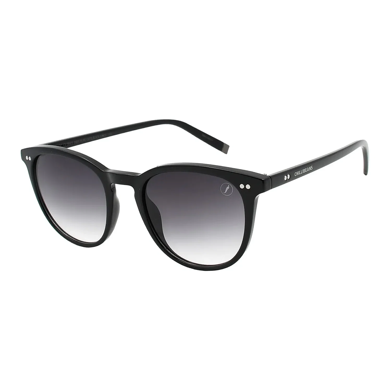 Óculos de Sol Masculino Chilli Beans Redondo Degradê Preto — imagem 1