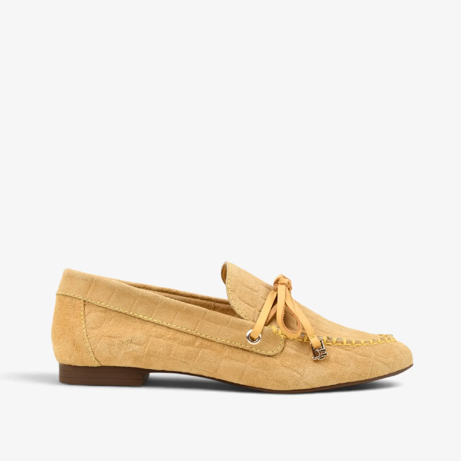 Mocassim Amarelo Solar Camurça