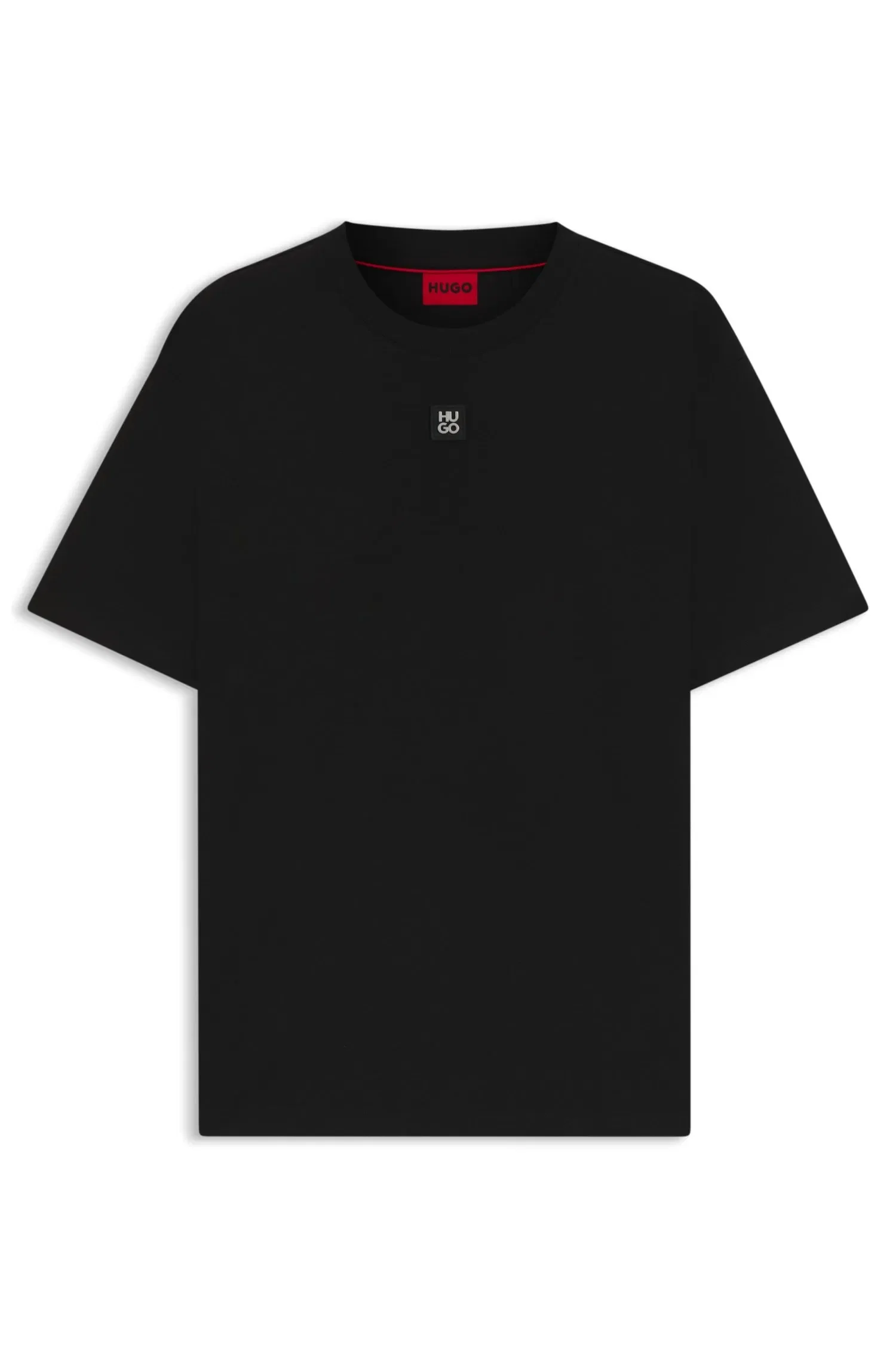 Camiseta Regular Fit De Algodão Com Logo