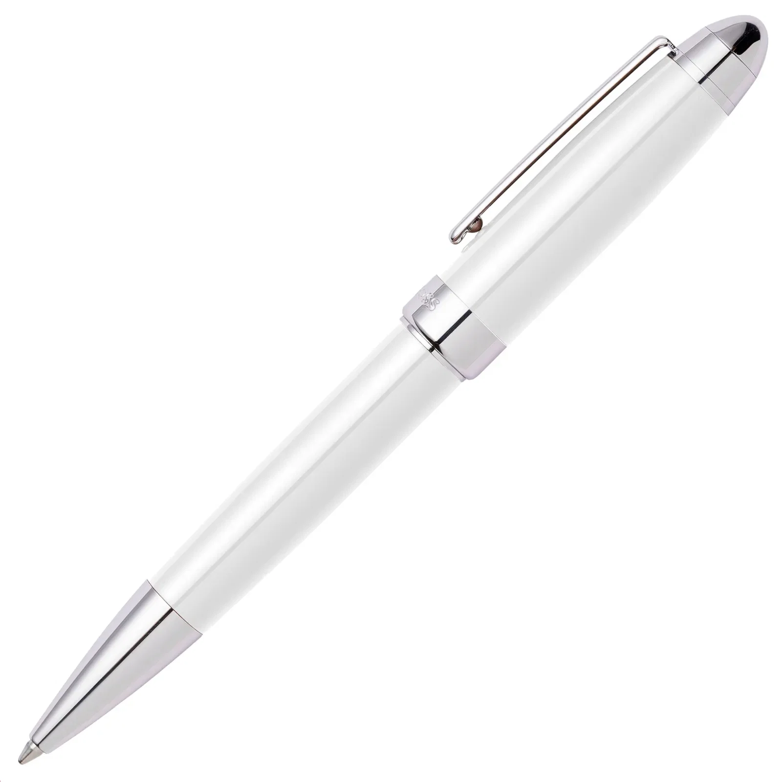 Caneta Hugo Boss Aço Branco / prata Hsn0014f — imagem 1