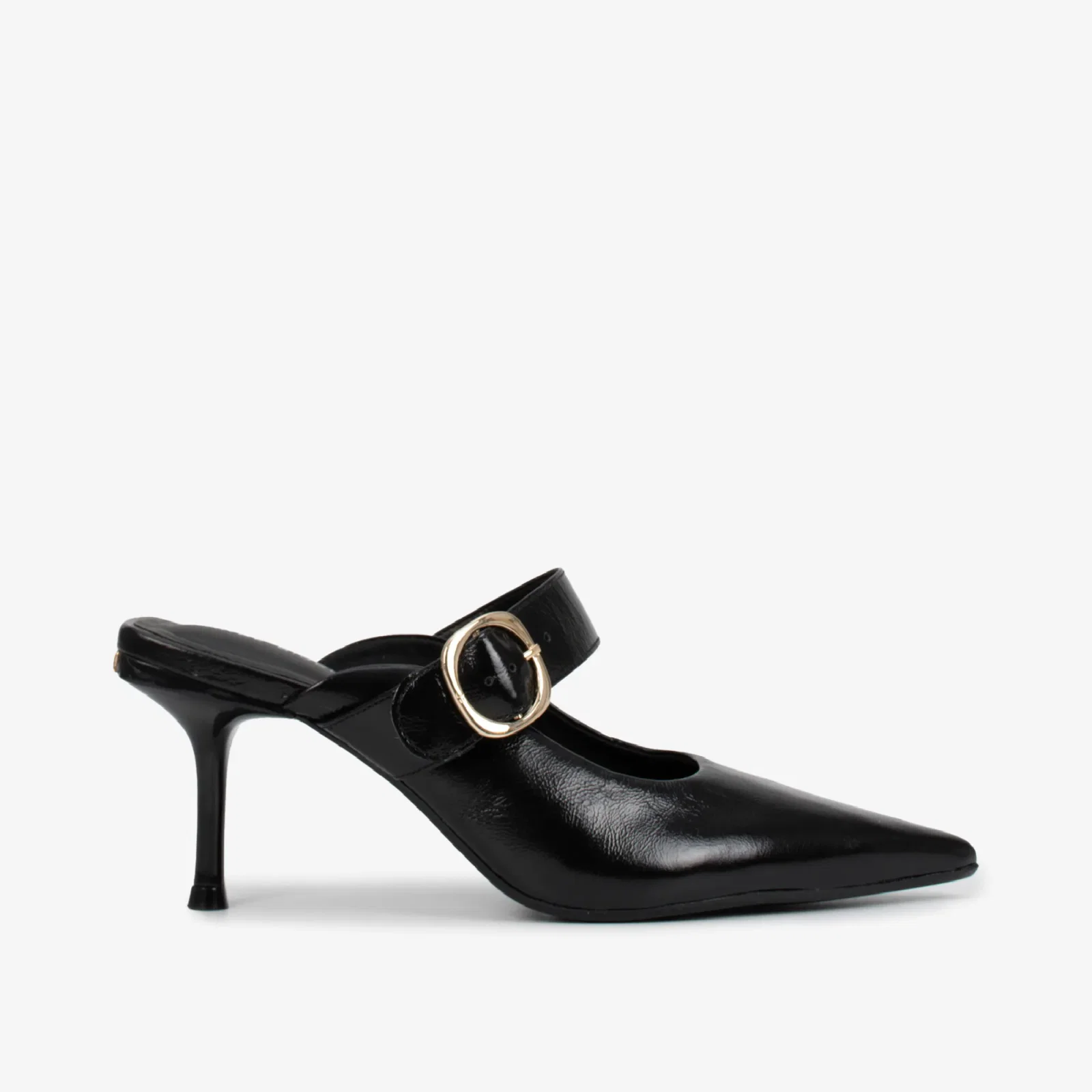 Mule Preto Couro — imagem 1