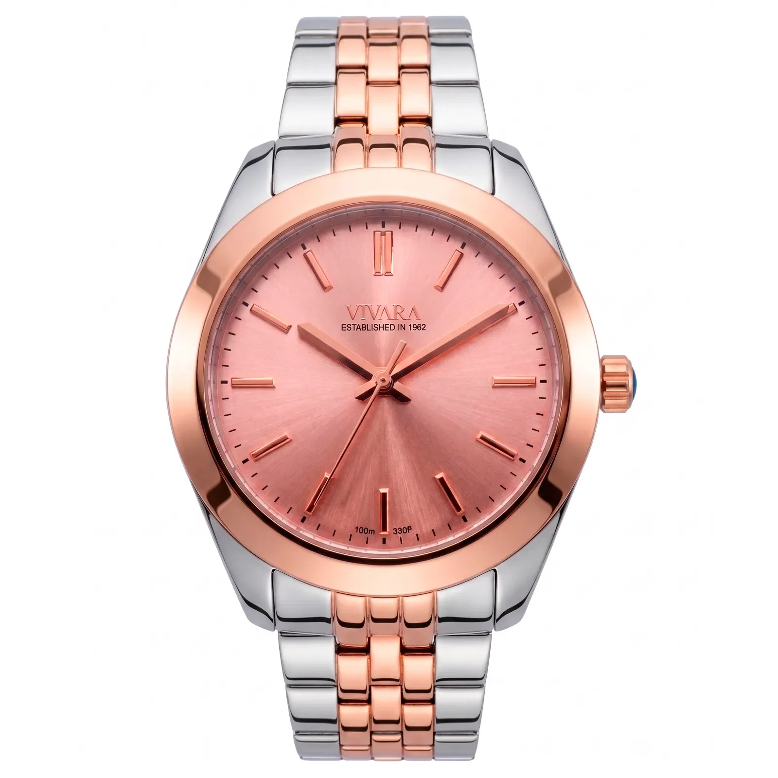 Relógio Vivara Feminino em Aço Prateado e Rosé — imagem 1