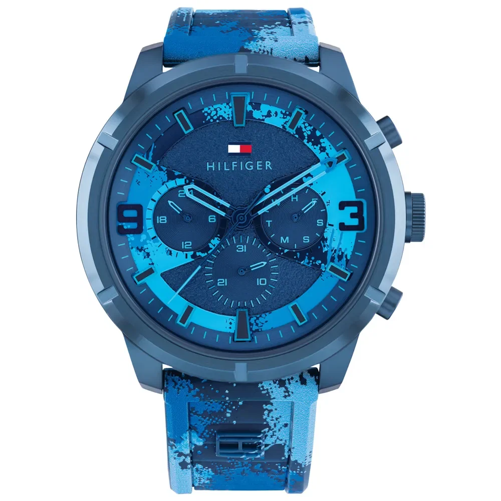 Relógio Tommy Hilfiger Masculino Borracha Azul 1792073