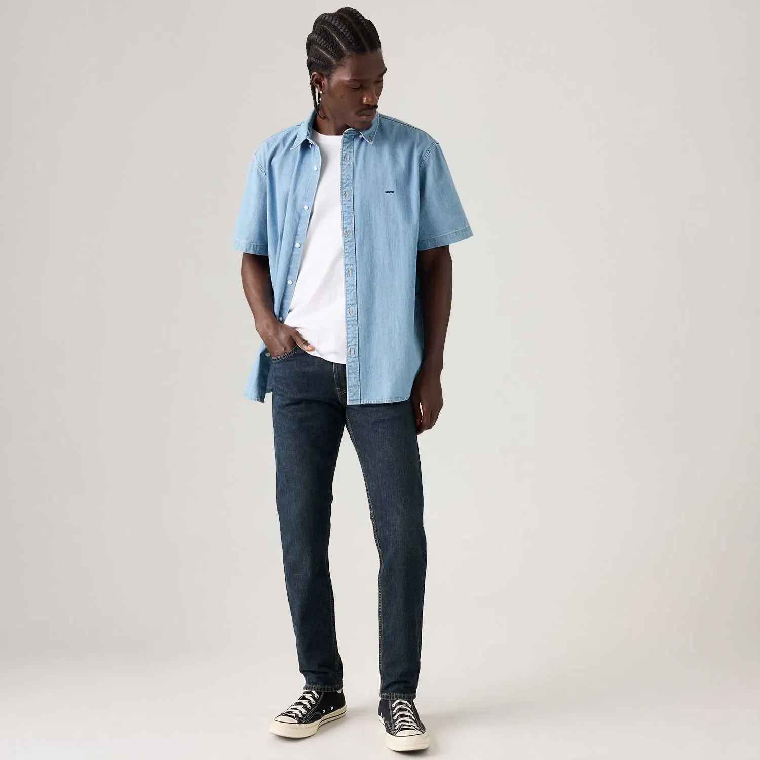 Calça Jeans Levi's®512® Slim Taper Lavagem Escura — imagem 1