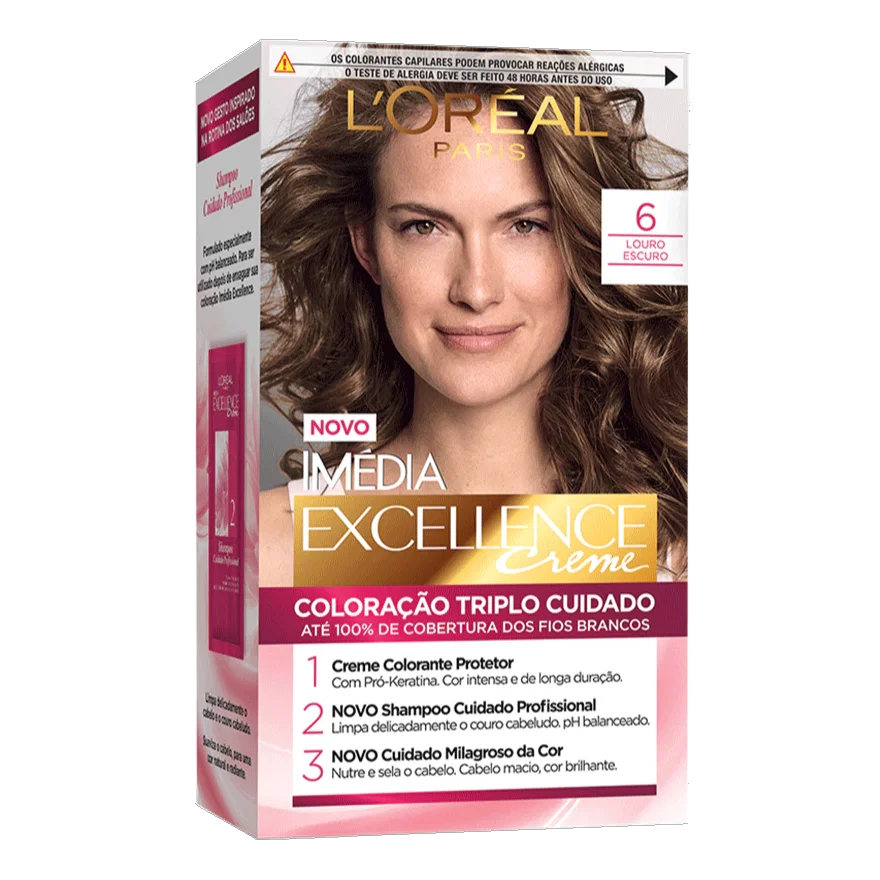 Tintura Imédia Excellence 6 Louro Escuro