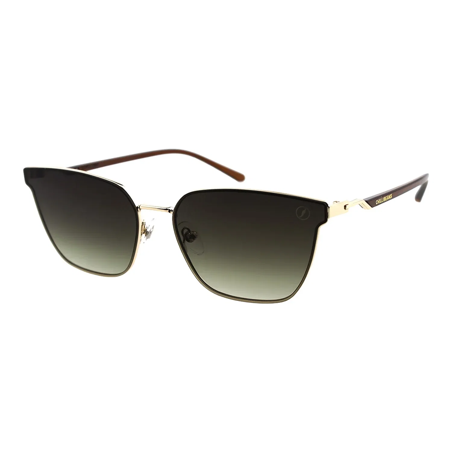 Óculos de Sol Feminino Chilli Beans Ultralight Cat Degradê Verde — imagem 1