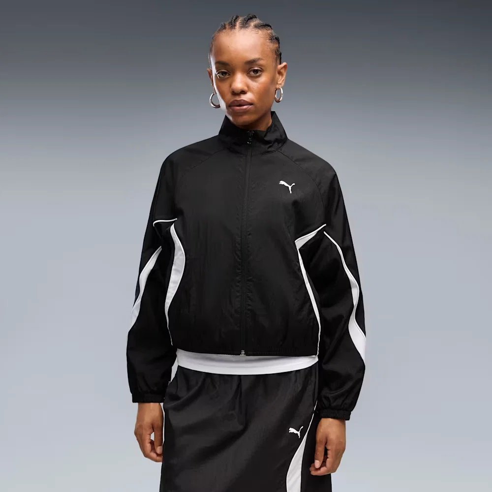 Jaqueta Woven Puma Sport Relaxed Feminina