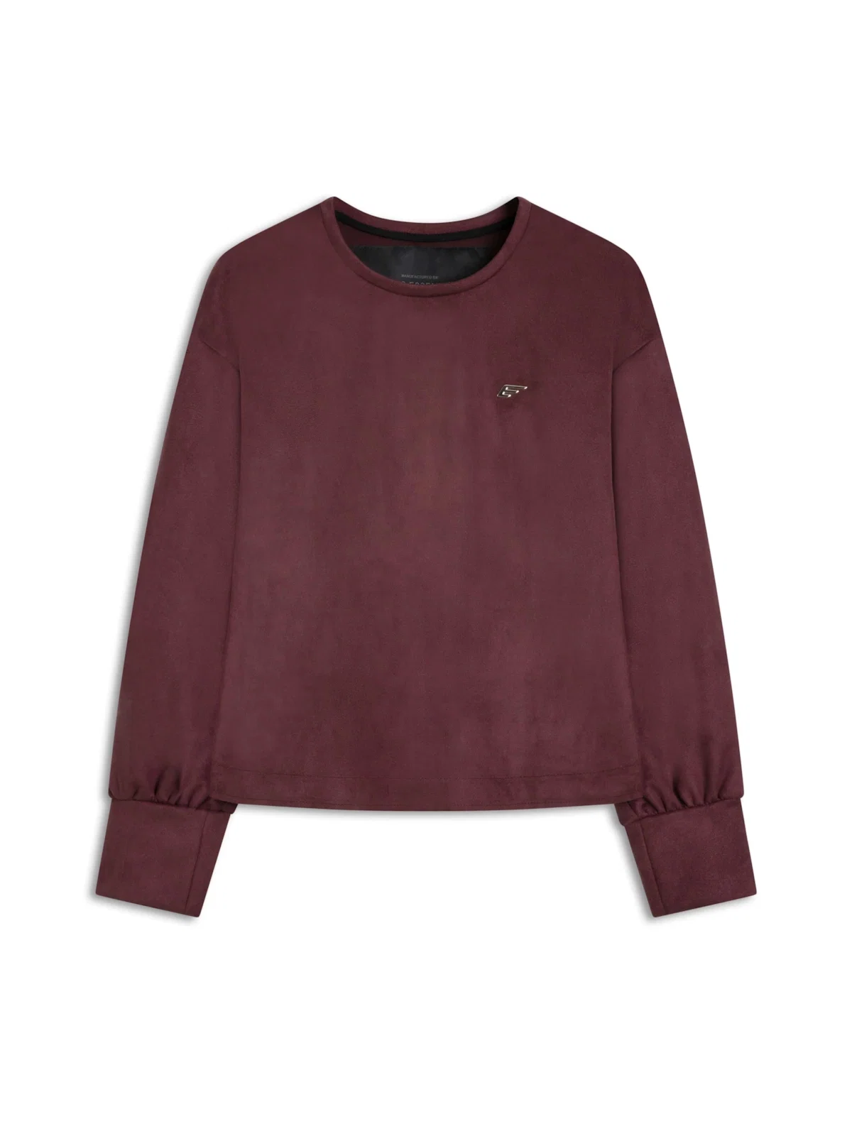 Blusa Malha Nobu Box Blufant Dark Wine
