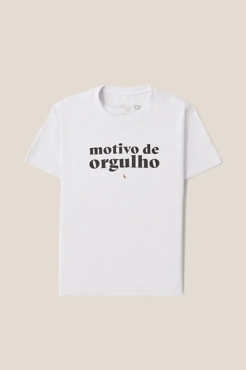 Camiseta Mini Sm Motivo De Orgulho DM20