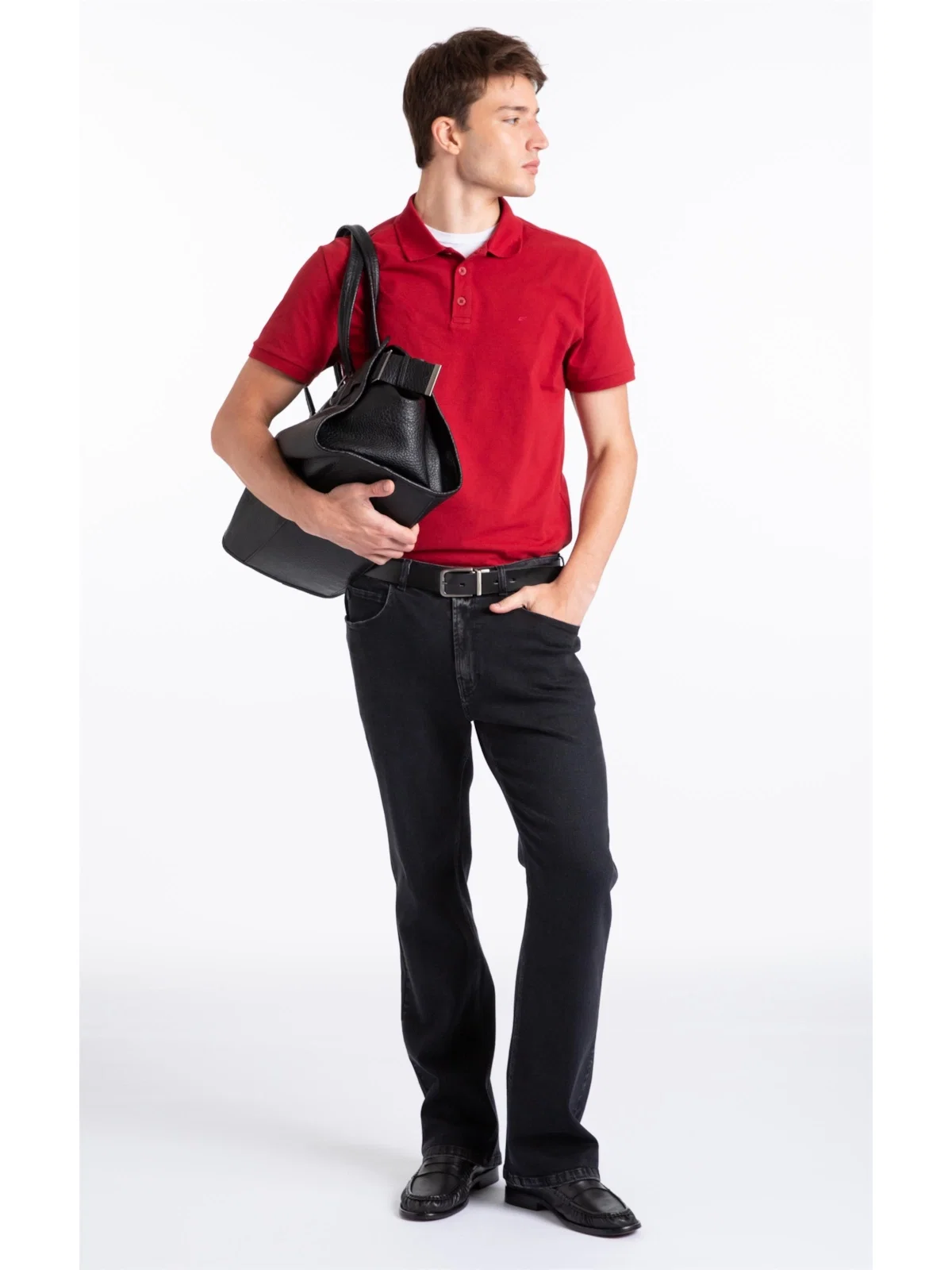 Jogging Black Iv (Boot Cut) 5 Pockets Lav.Escuro C/ Luva — imagem 1