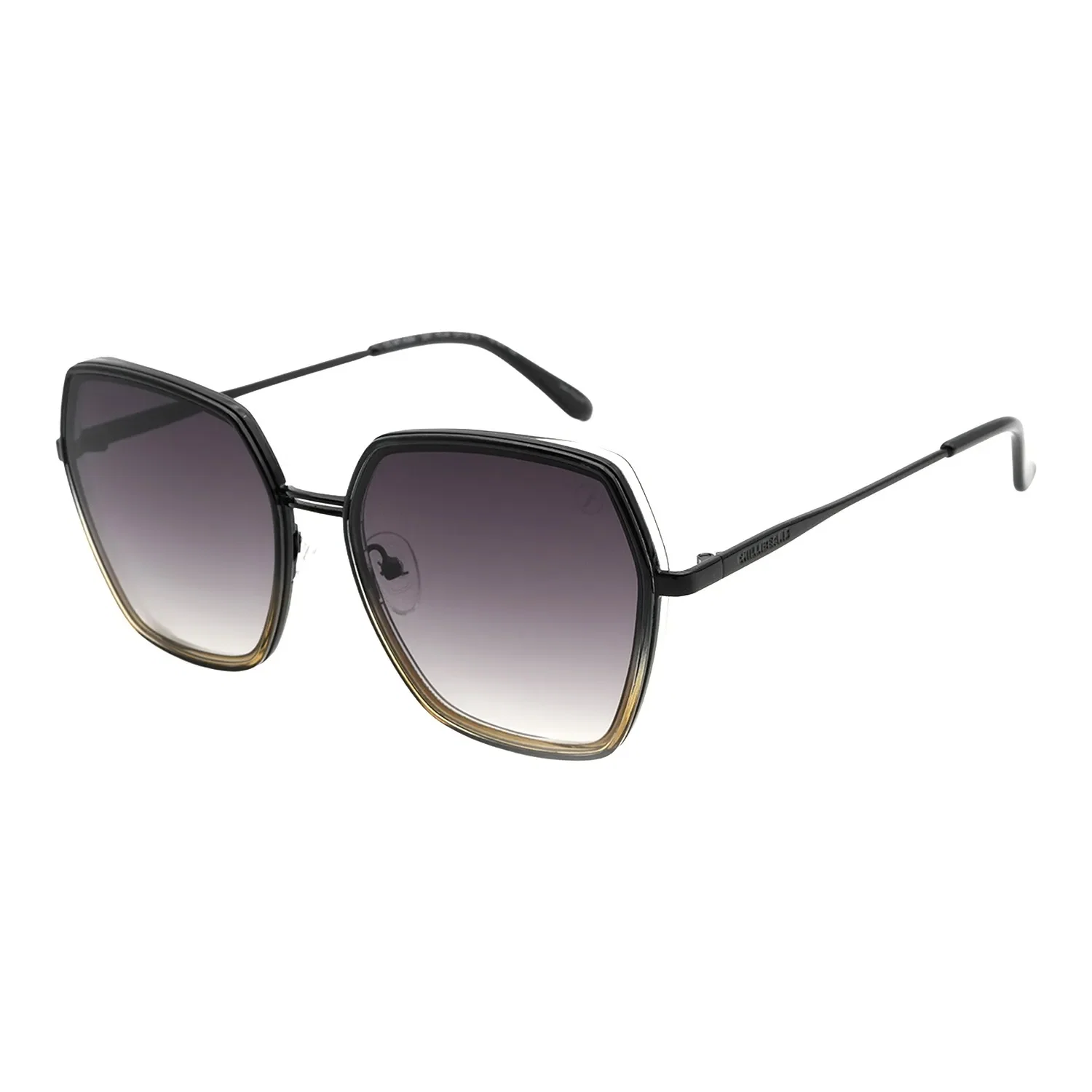 Óculos de Sol Feminino Chilli Beans Quadrado Degradê Preto — imagem 1