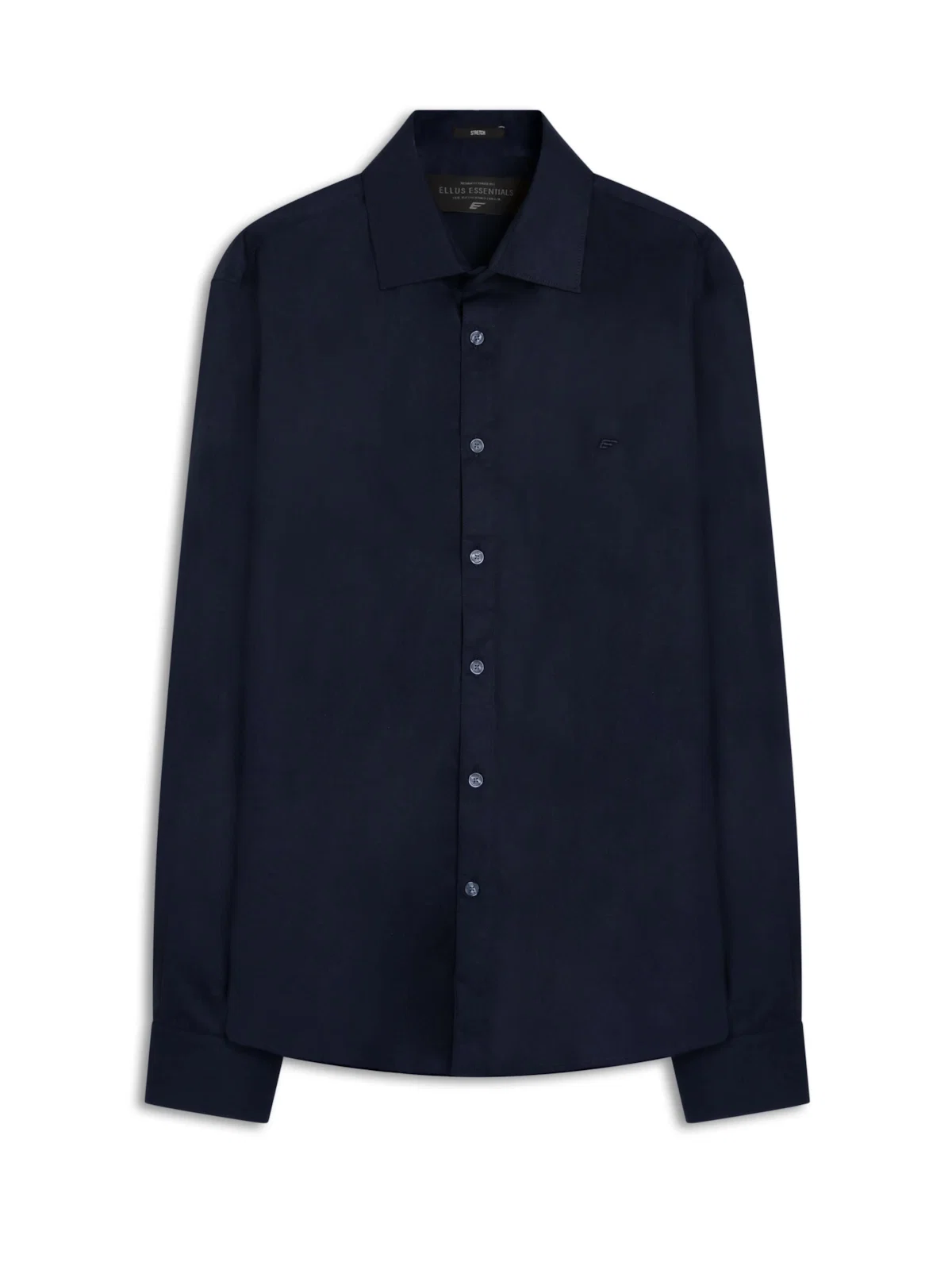 Camisa Tricoline Slim Irish Dark Navy — imagem 1