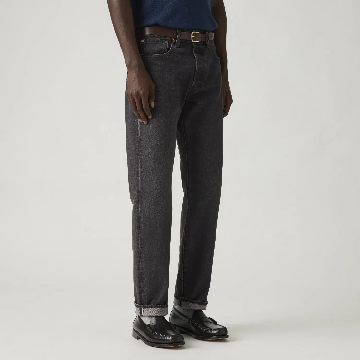Calça Jeans Levi's® 501® Slim Taper Lavagem Escura