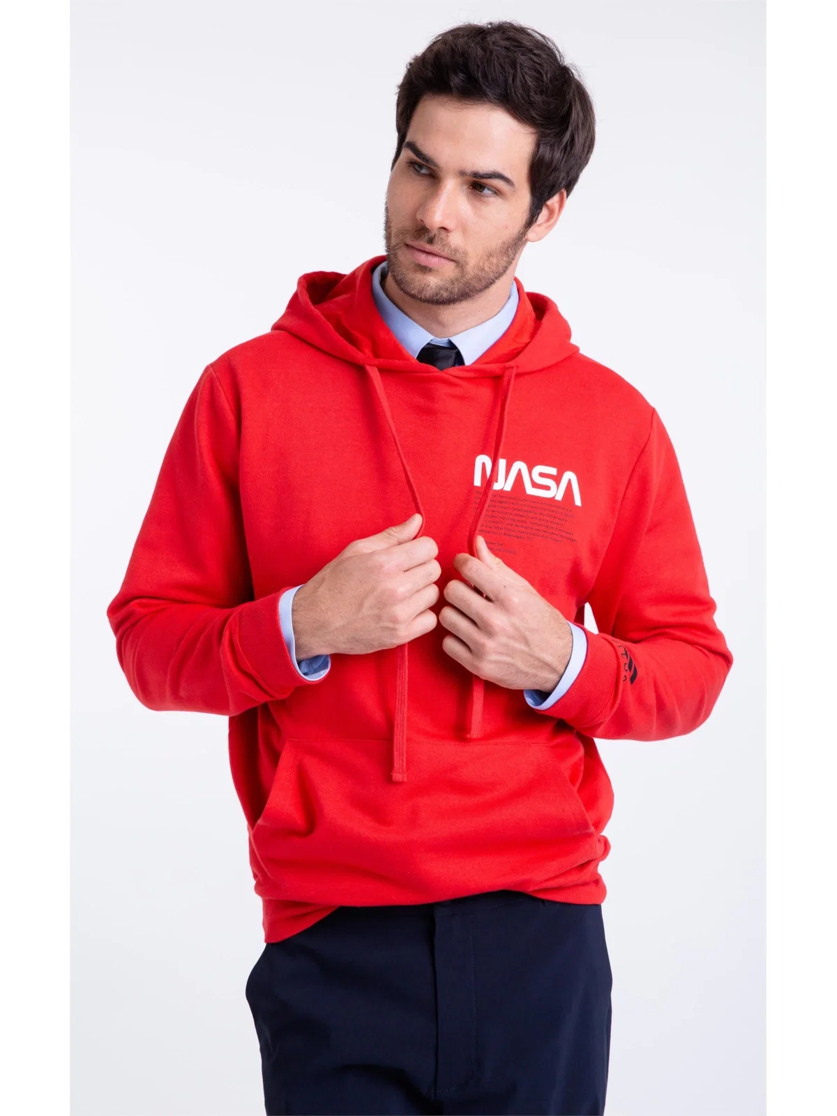 Moletom Nasa Worm Vermelho