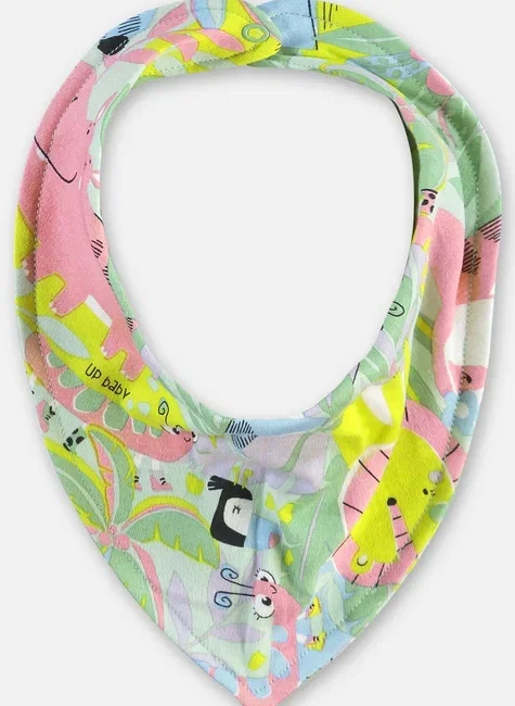 Babador em Suedine Essentials para Bebê Menina (Verde) Up Baby