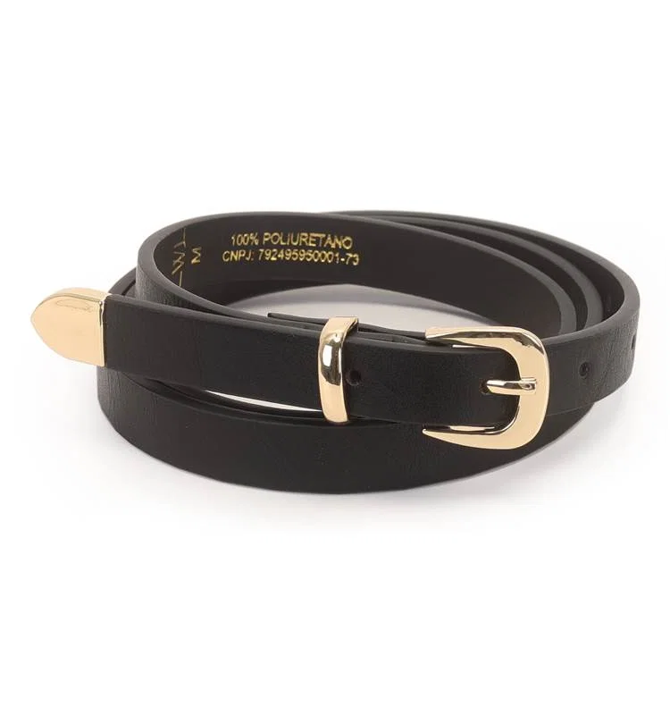 Cinto Feminino Com Ponteira 1,5cm