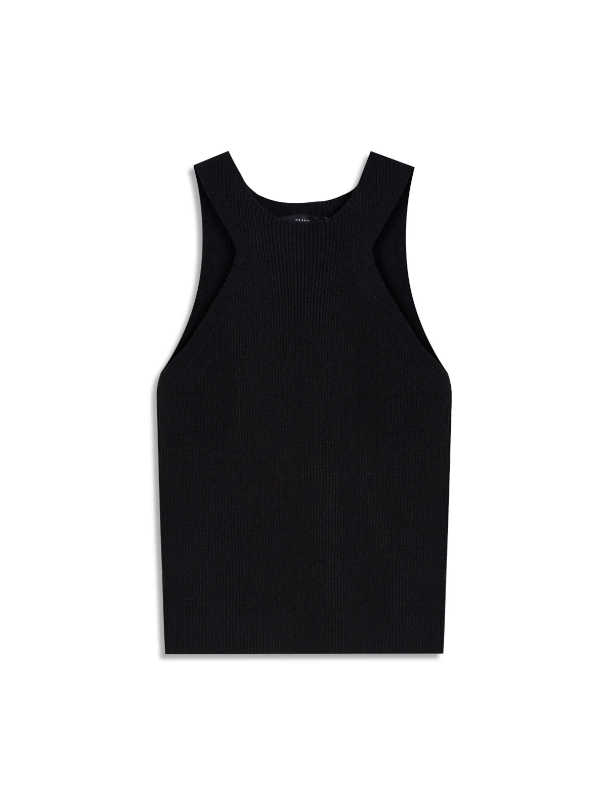 Blusa Tricot Power Knit Sleeveless Preto — imagem 1