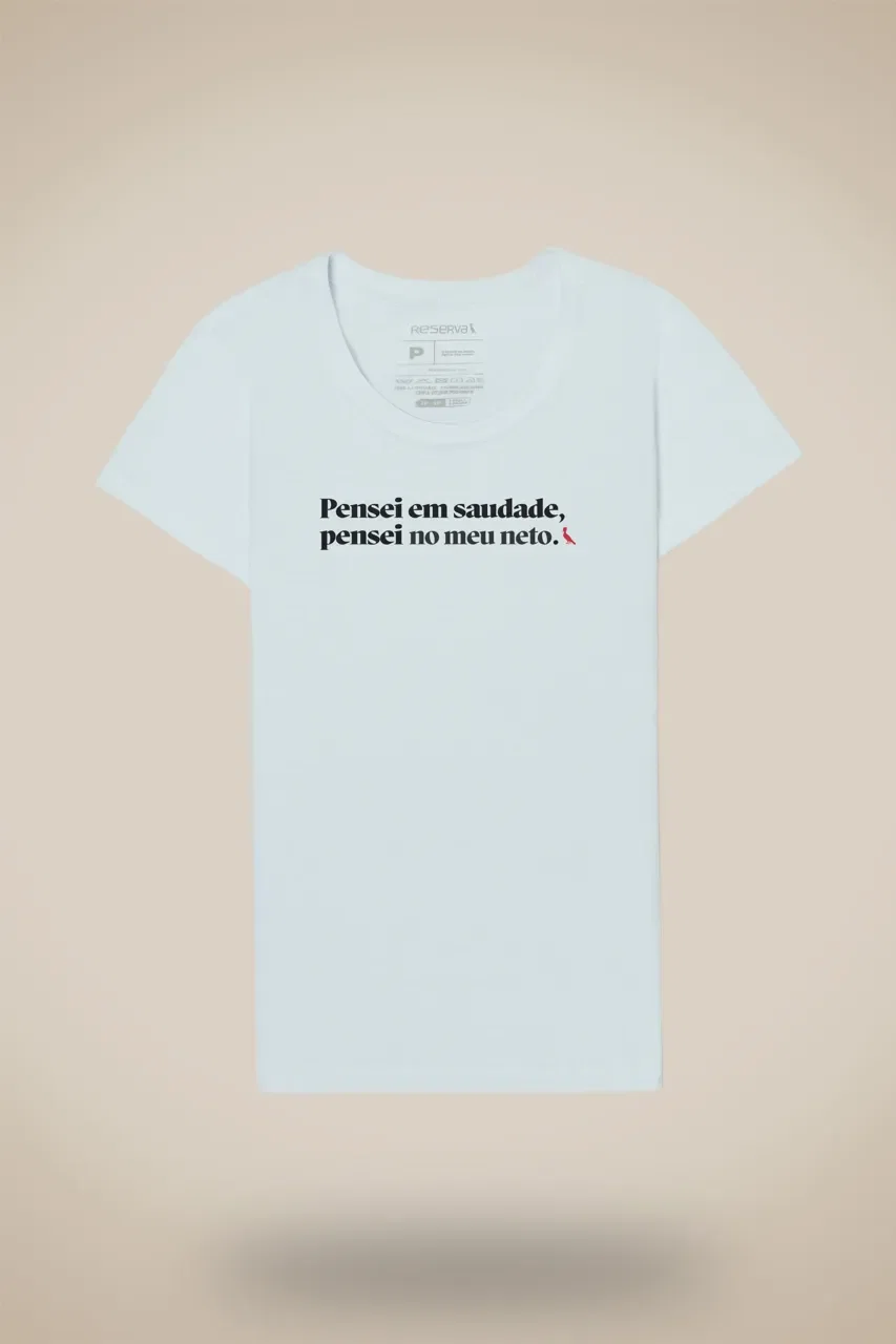 Camiseta RESERVA Fem Saudade Neto