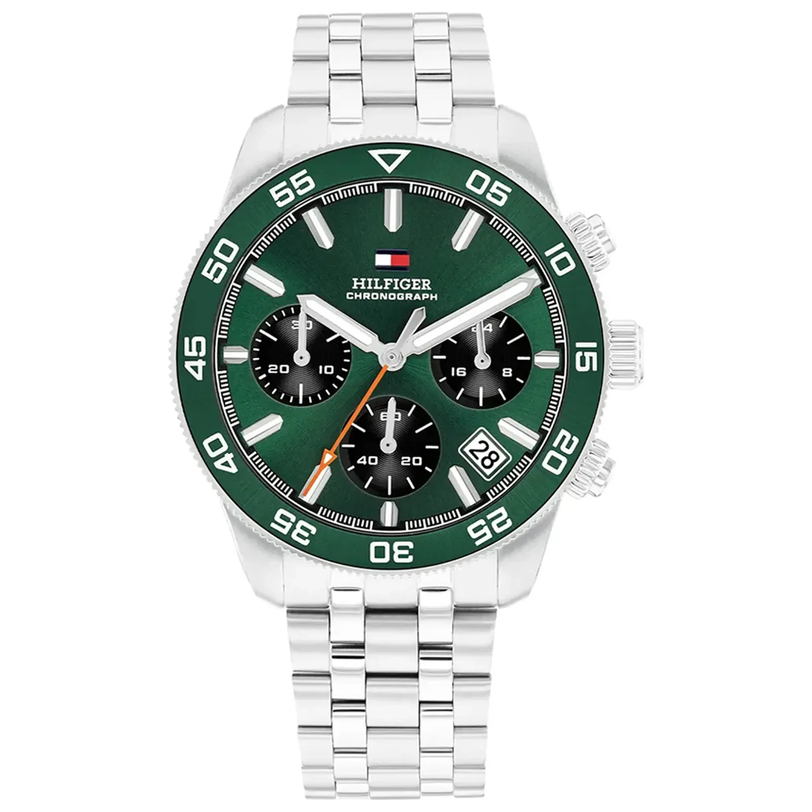 Relógio Tommy Hilfiger Th85 Chronograph Masculino em Aço Prateado 1792214