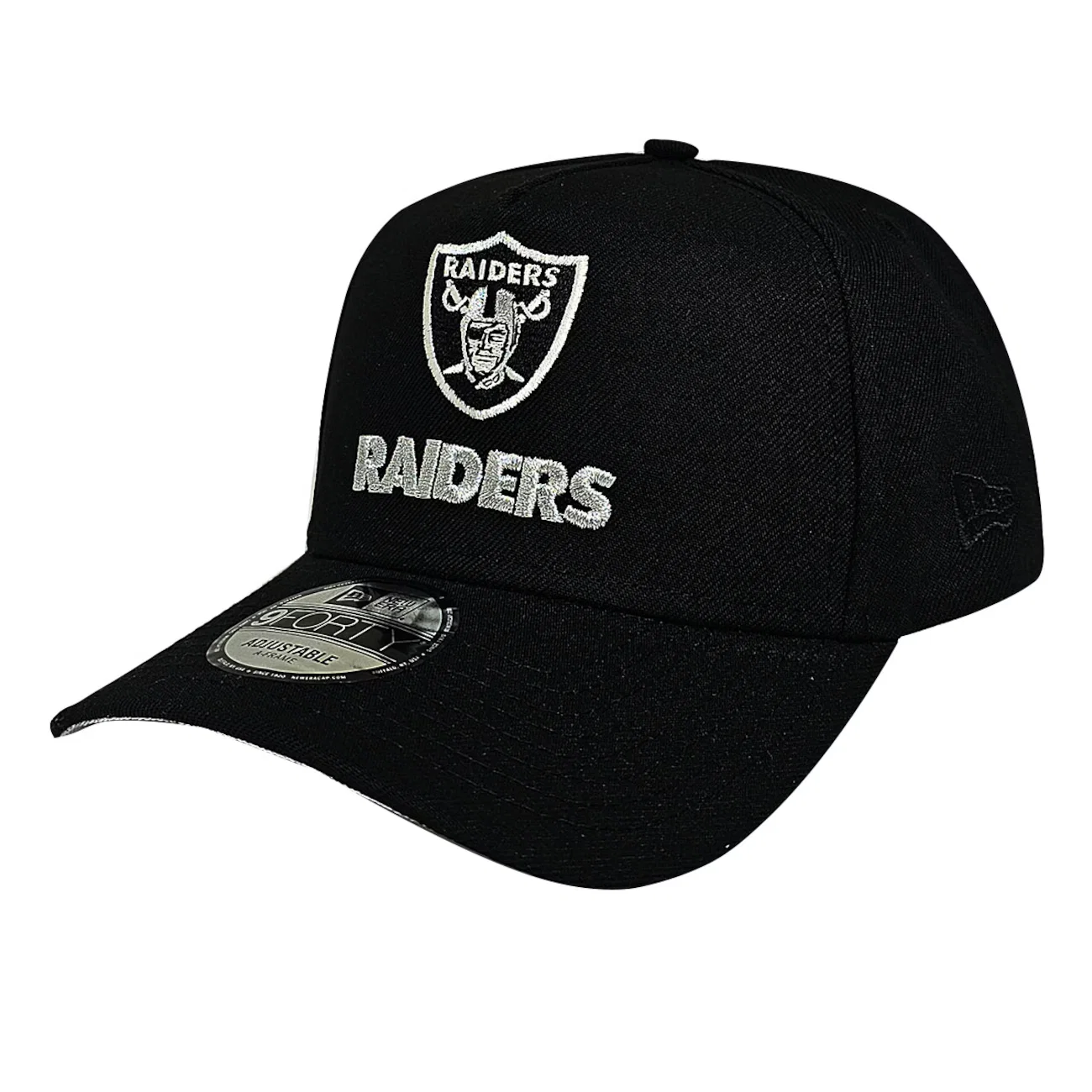 Boné Unissex New Era 9FORTY A-Frame Las Vegas Raiders Aba Curva — imagem 1
