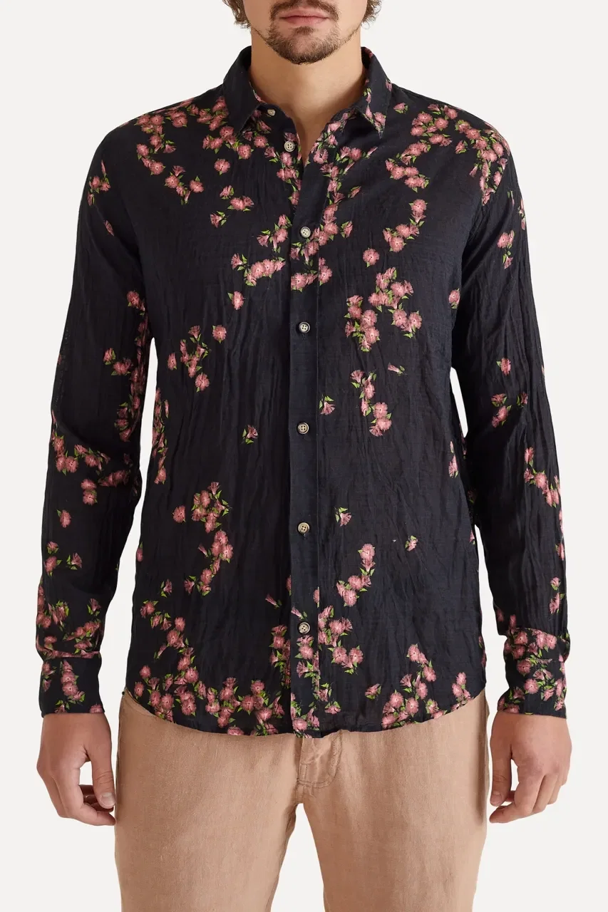 Camisa Ml Estampada Verao