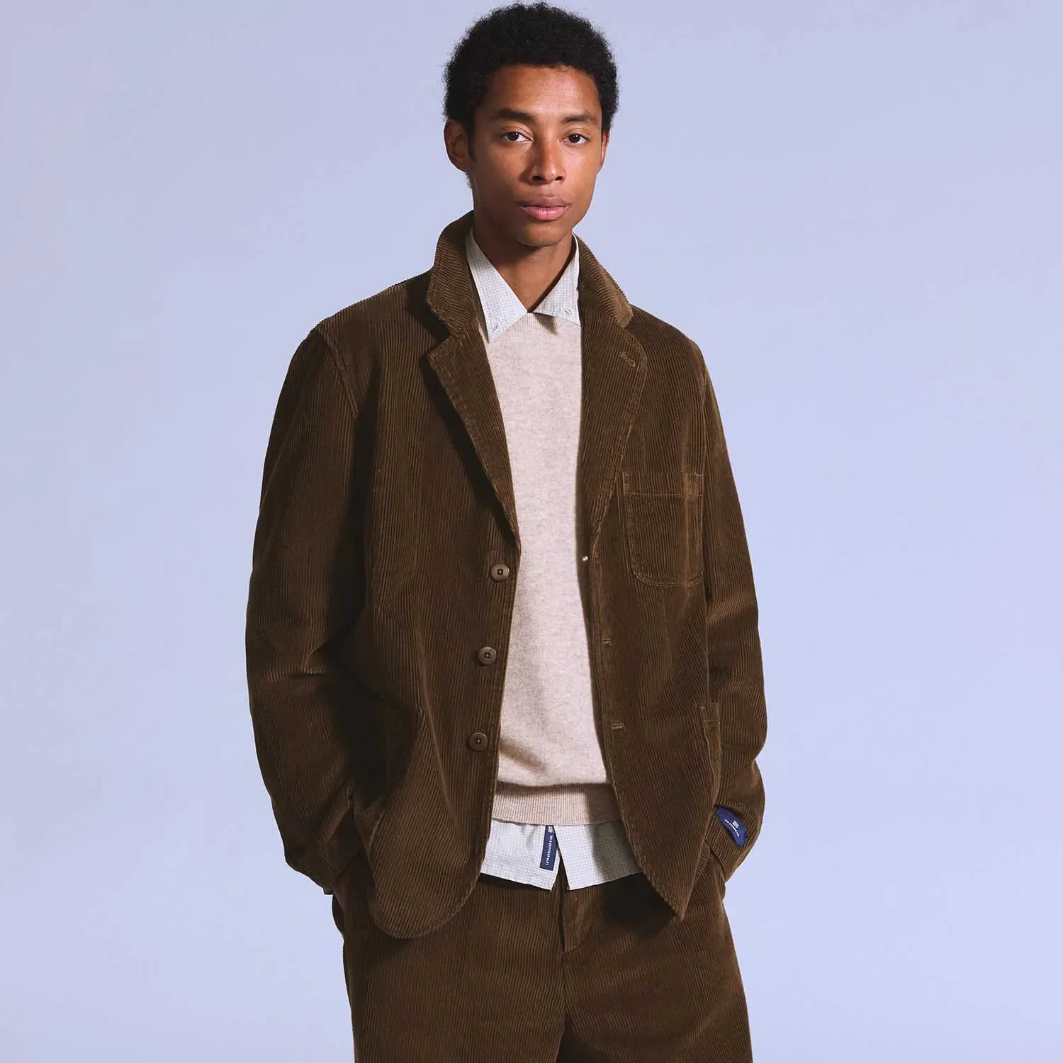 Blazer Levi's® Blue Tab Veludo Marrom — imagem 1