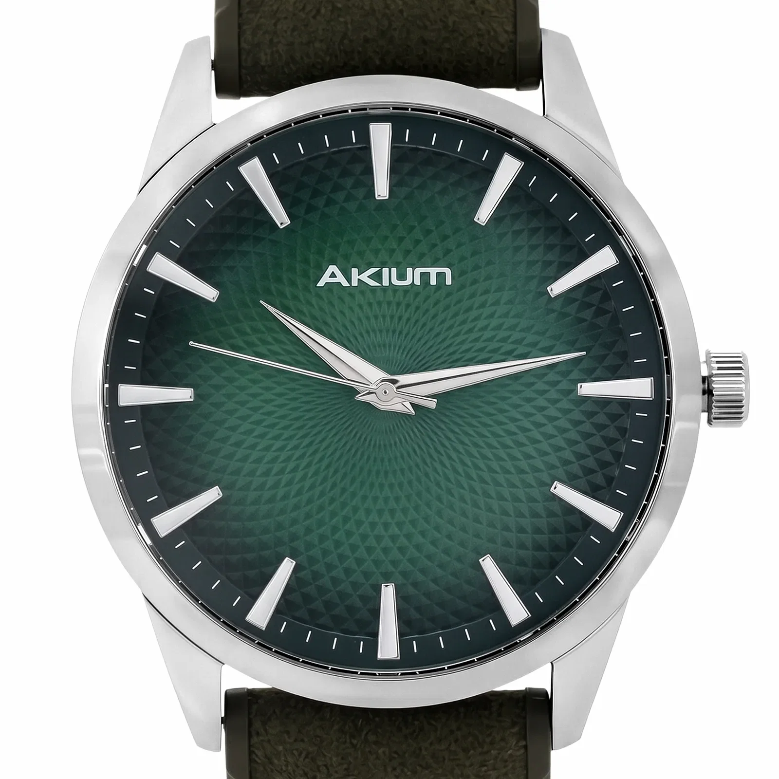 Relógio Akium Masculino em Silicone Verde — imagem 1