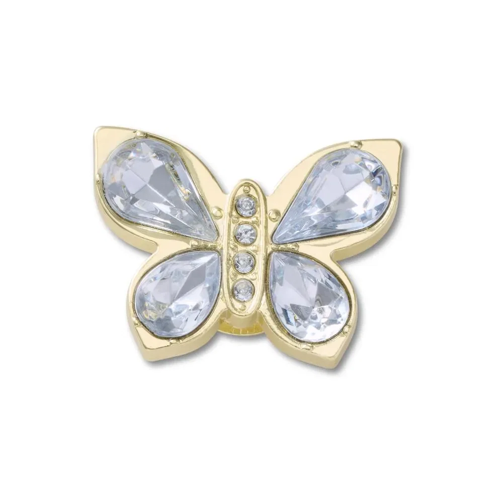 Borboleta Dourada Com Gemas
