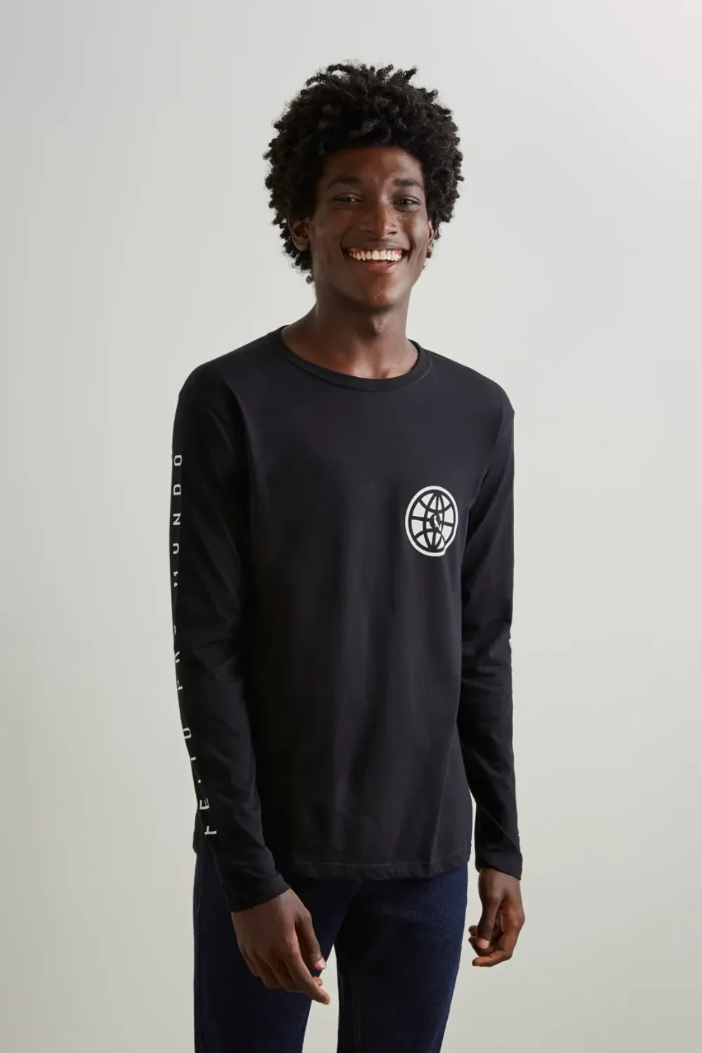 Camiseta Estampada Mundo