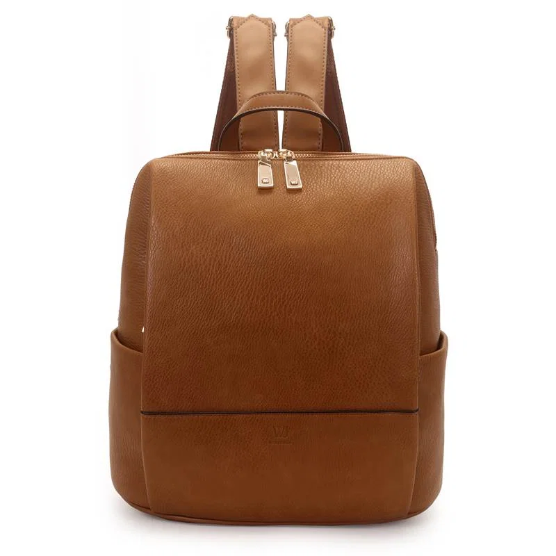 Mochila Grande Puxadores De Metal Resinados