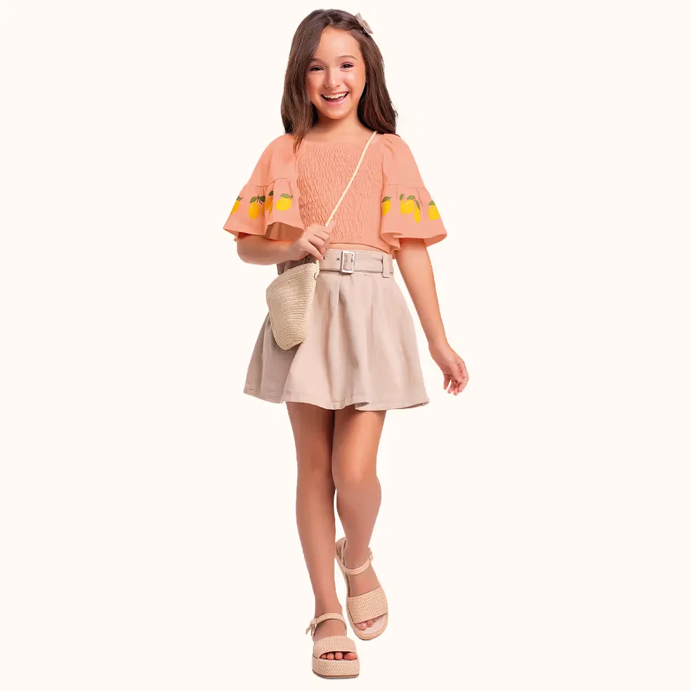 Blusa em meia malha lastex