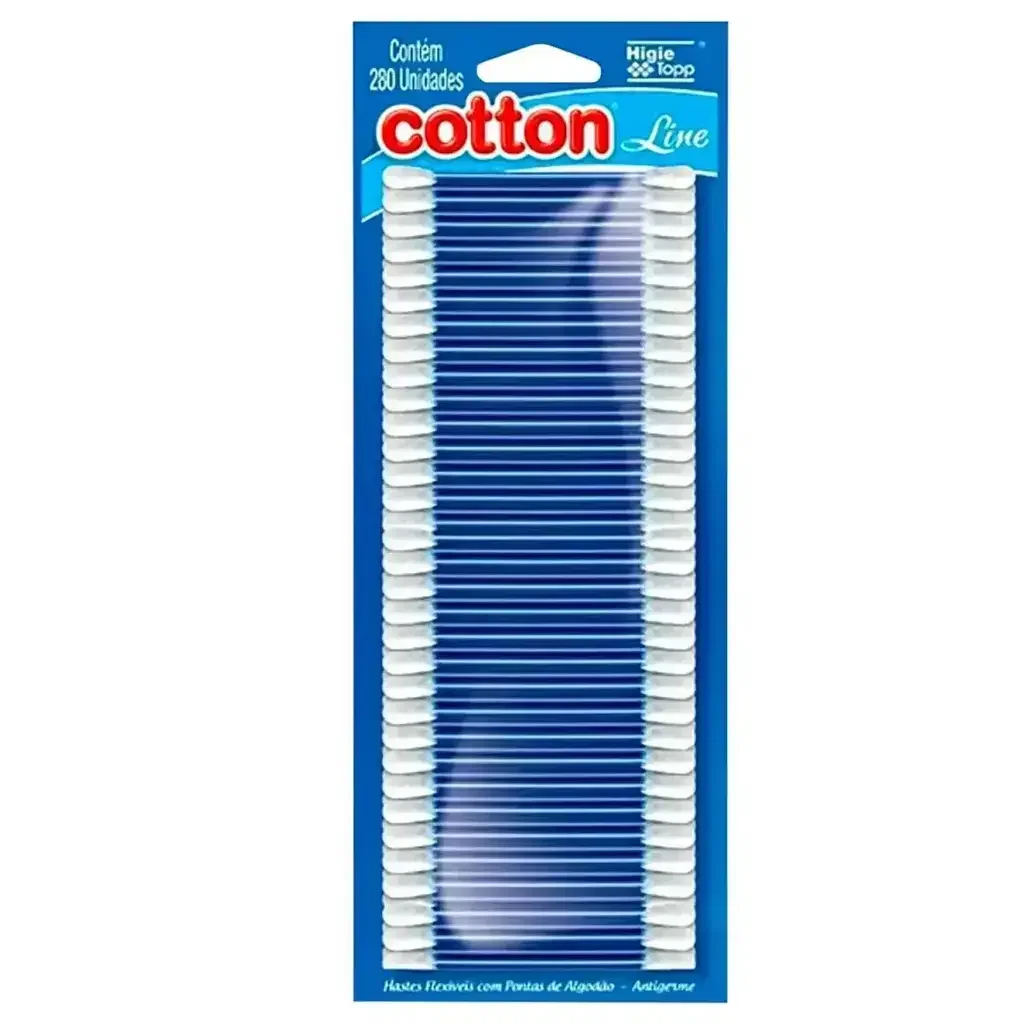 Hastes Flexíveis Cotton Line 280 Unidades