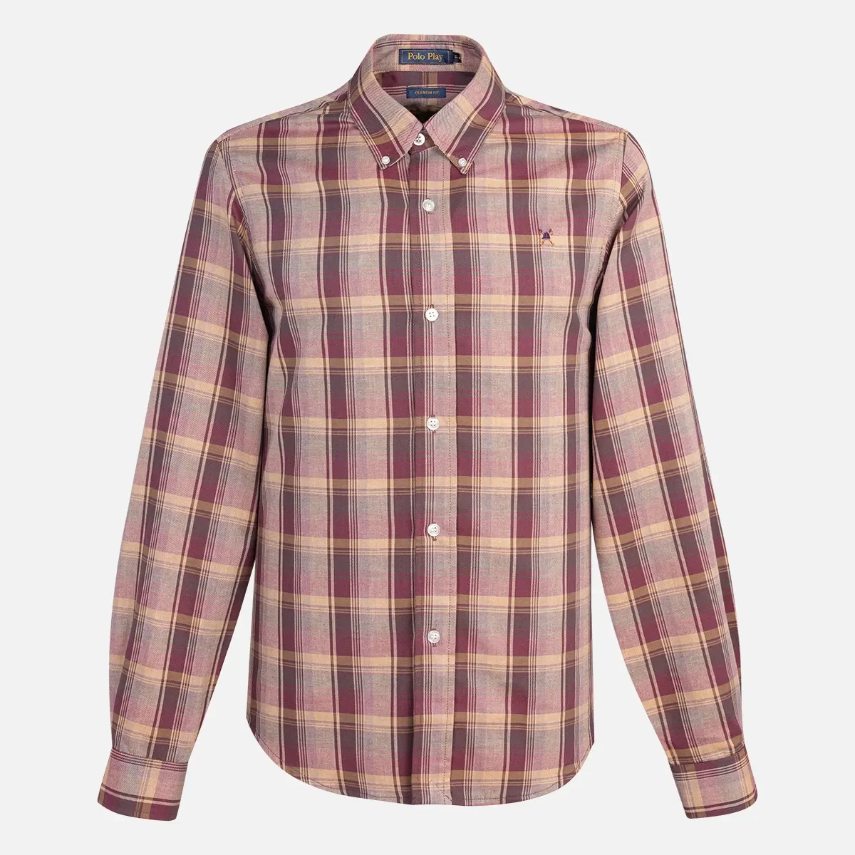 Camisa Custom Button-Down Manga Longa