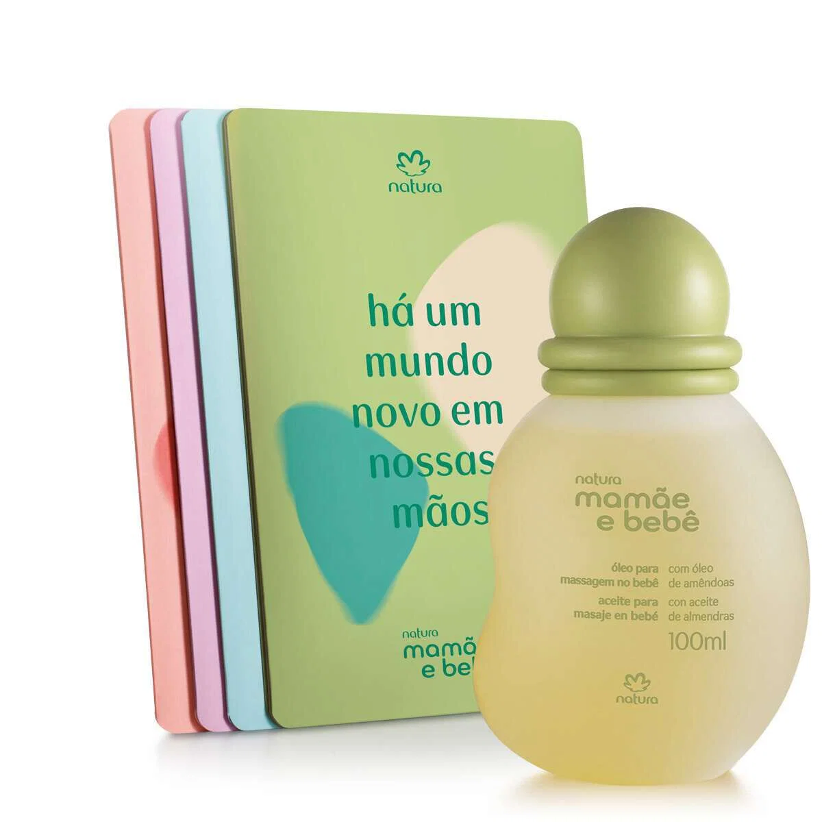 Óleo com Guias de Massagem no Bebê Mamãe e Bebê 100 ml — imagem 1