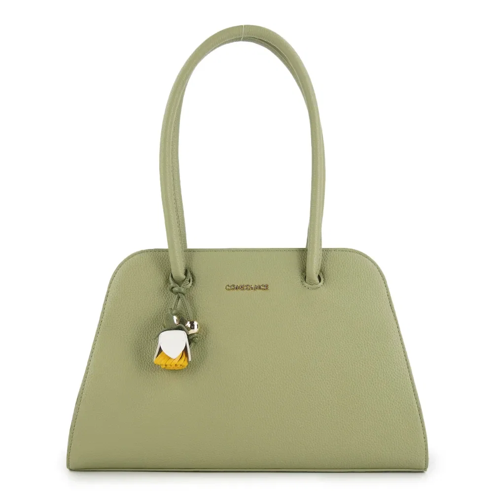 Bolsa Ombro Flor Verde