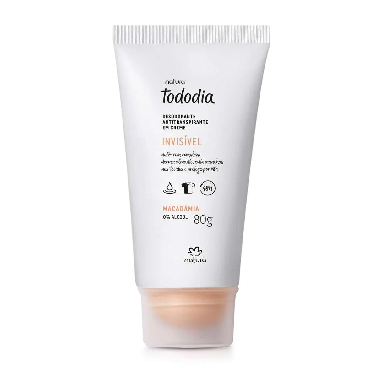 Desodorante Antitranspirante em Creme Tododia Macadâmia 80 g — imagem 1