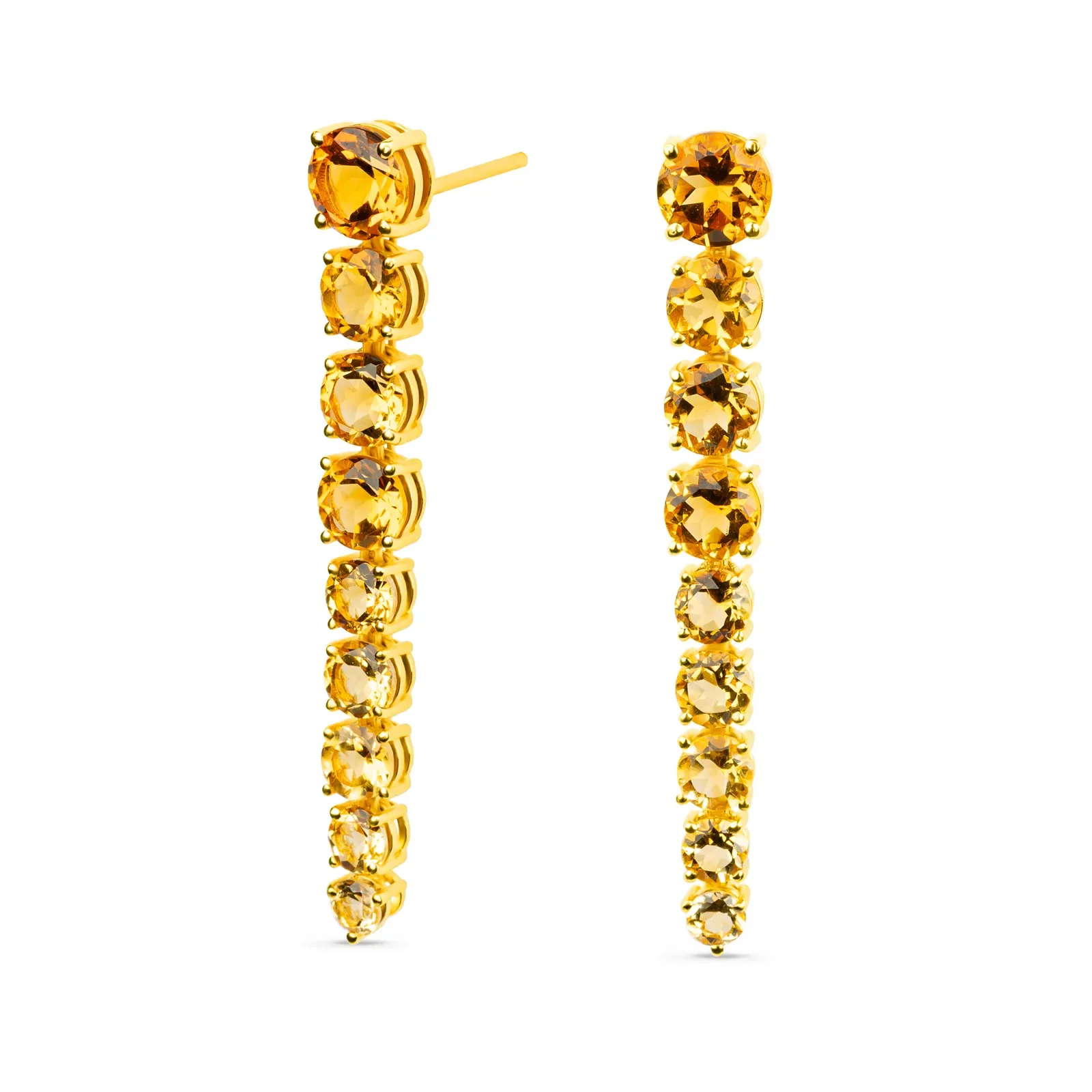 Brinco Aura em Ouro Amarelo 18k com Citrinos — imagem 1