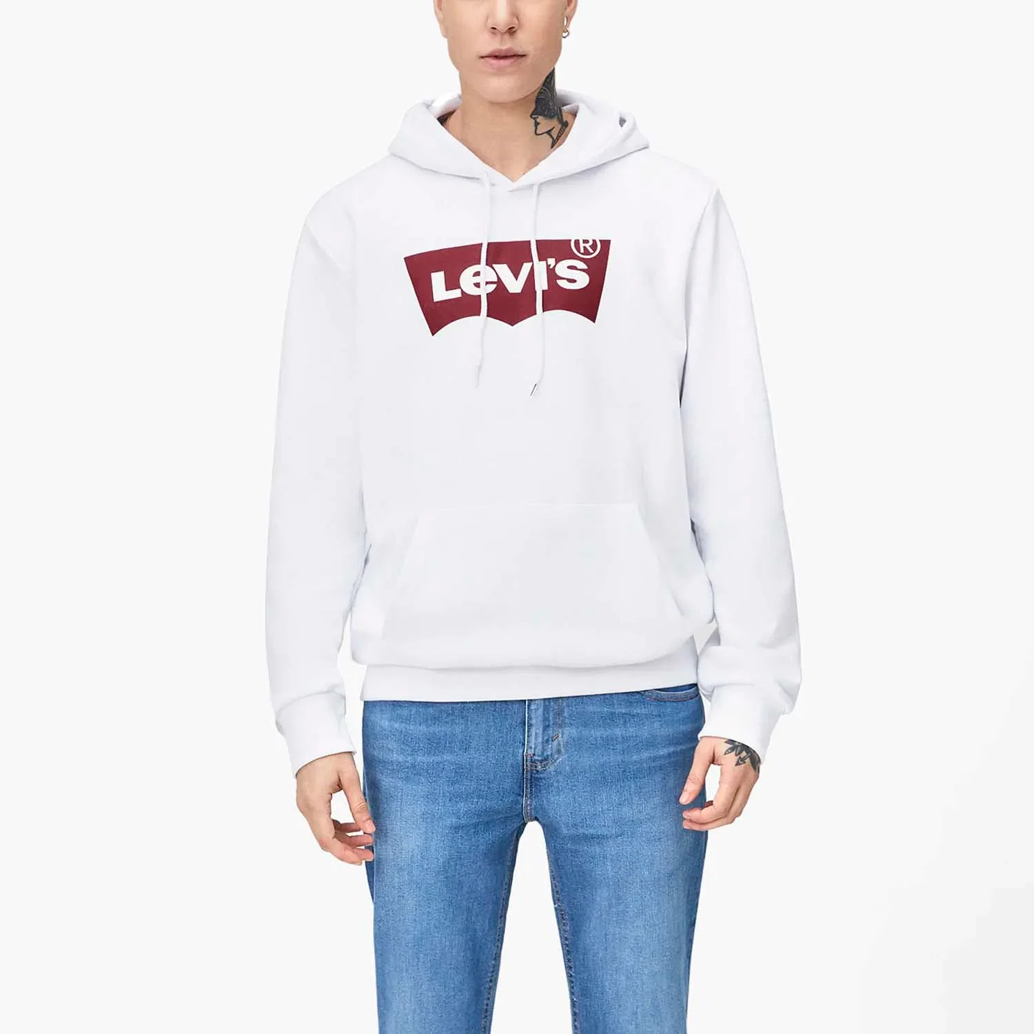 Moletom Levi’s com Capuz Graphic PO Hoodie T3 Branco — imagem 1