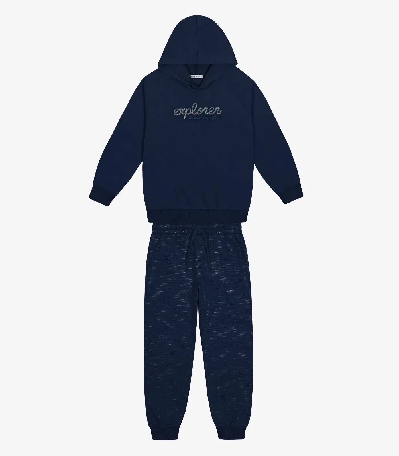 Conjunto Blusão com Capuz e Calça da Trick Nick Azul